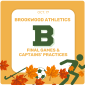 Final Games and Captains’ Practices Final Games and Captains’ Practices