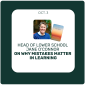 From Jane O'Connor: Why Mistakes Matter From Jane O'Connor: Why Mistakes Matter