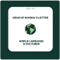 Head of School's Letter - October 24 - World Language and Cultures Head of School's Letter - October 24 - World Language and Cultures