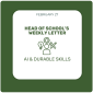 Head of School Weekly Letter - February 27, 2026 - Durable Skills & AI Head of School Weekly Letter - February 27, 2026 - Durable Skills & AI