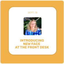 New Face at the Front Desk