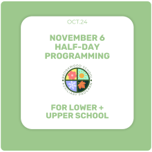 November 6 Half-Day Enrichment Offerings November 6 Half-Day Enrichment Offerings