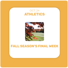 End of Fall Athletic Season 2025 End of Fall Athletic Season 2025