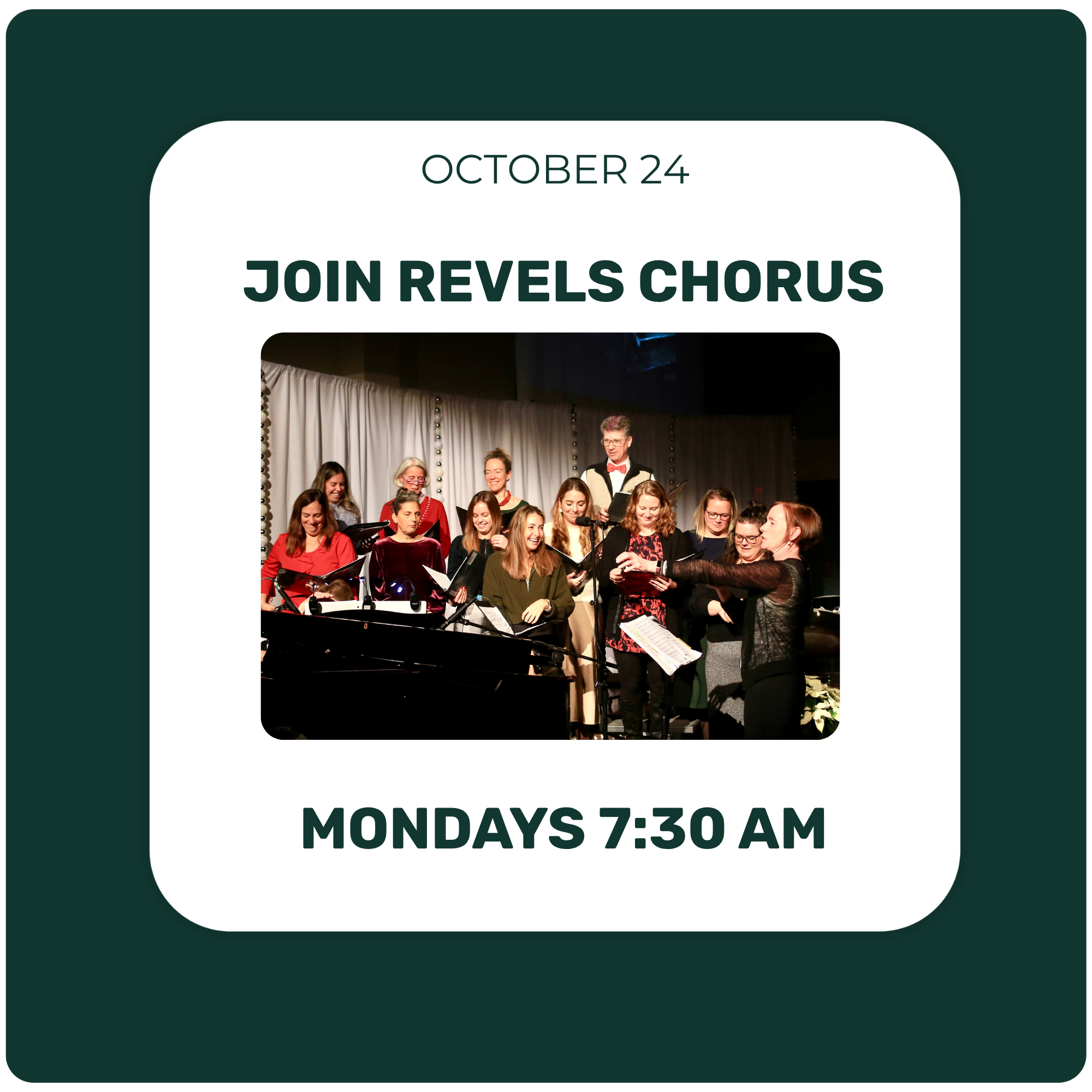 Join Revelers Chorus