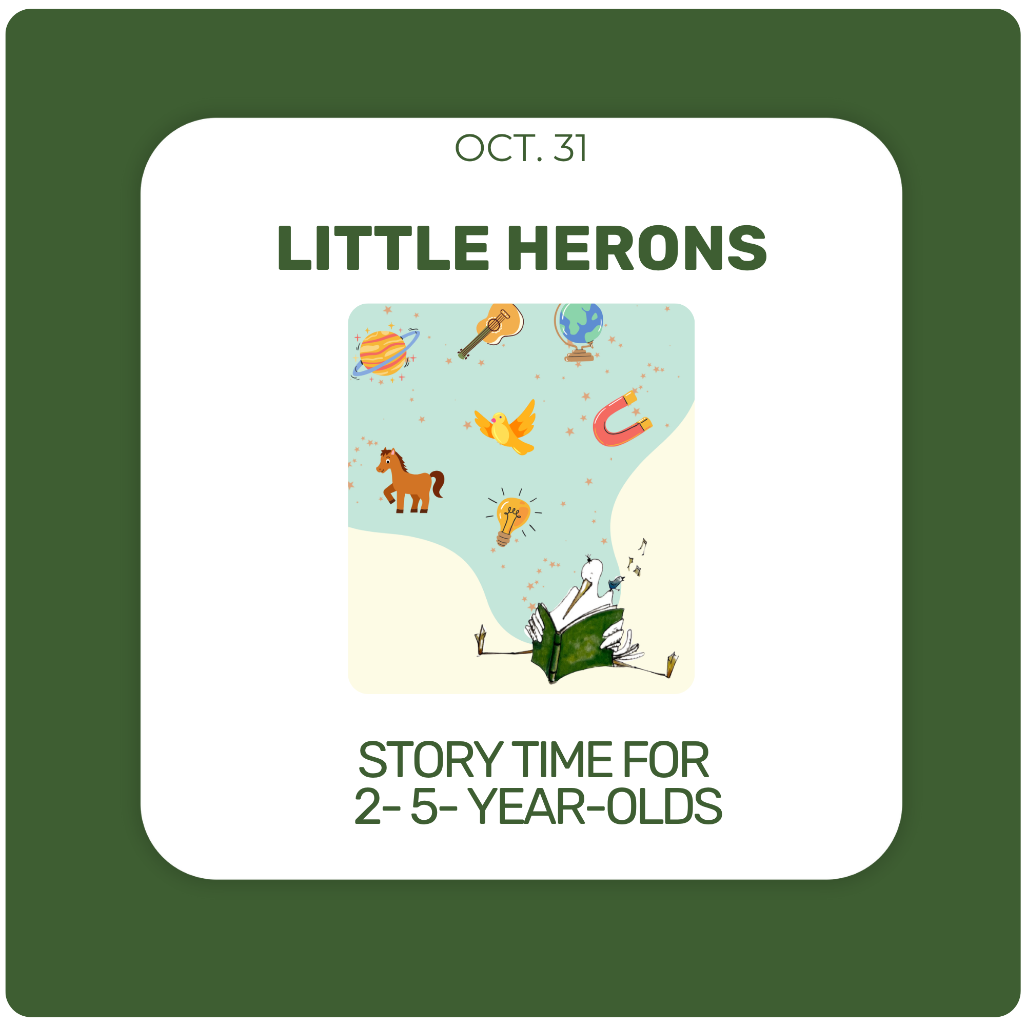 Little Herons Story Time - Fall 2025