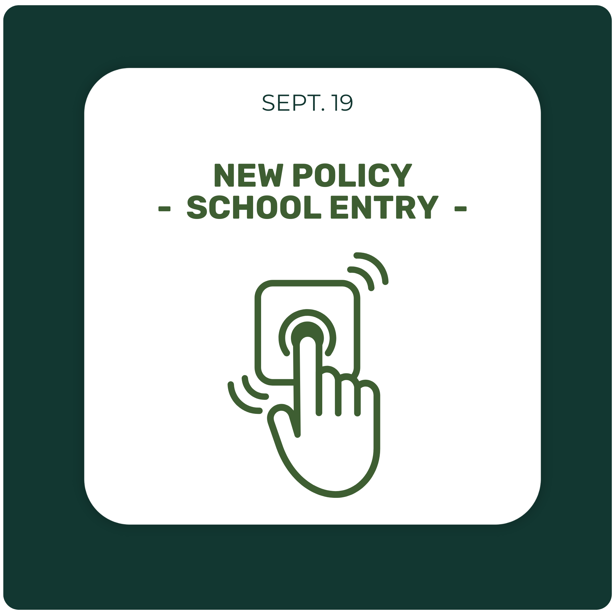 New School-Entry Policy