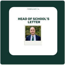 Head of School's Letter - February 14, 2025