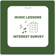 Music Lesson Interest Survey Music Lesson Interest Survey