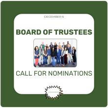 Call for Trustee Nominations! Call for Trustee Nominations!