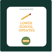 From Lower School Head Gina Marcel - November 8 From Lower School Head Gina Marcel - November 8