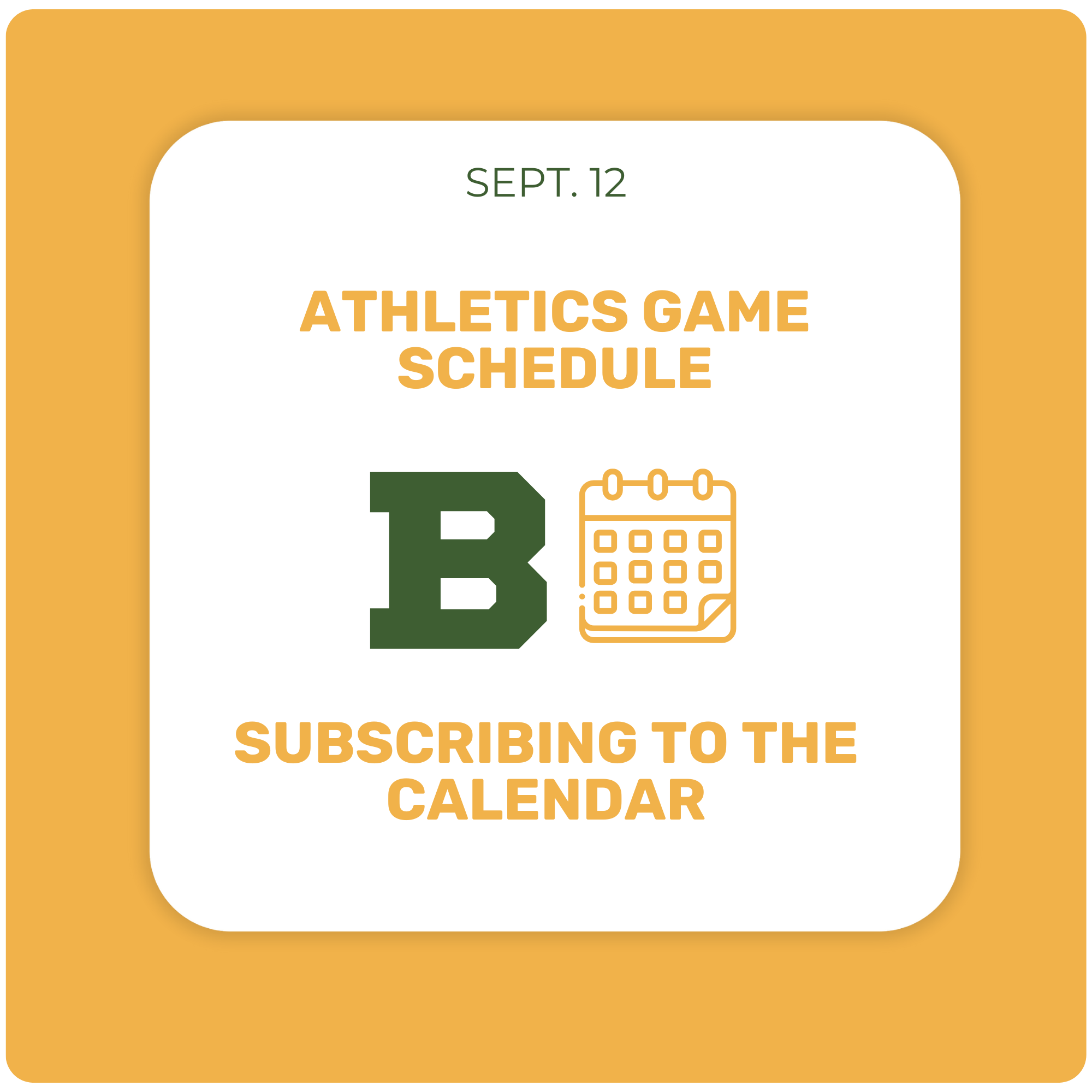 Games Begin Next Week