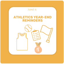 Athletics Wrap-Up and Reminders Athletics Wrap-Up and Reminders