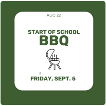 Start of School BBQ Start of School BBQ