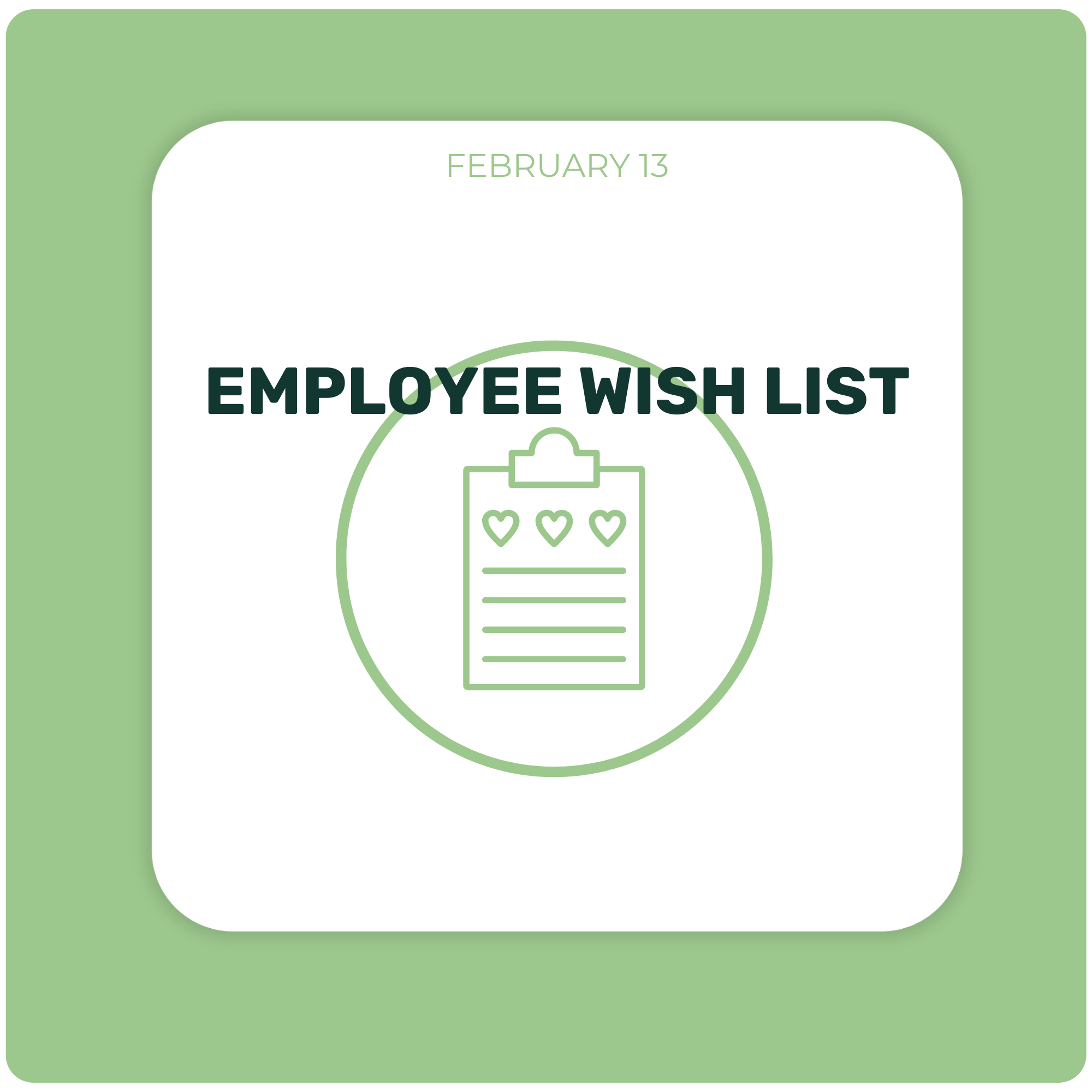 Employee Wish List Program