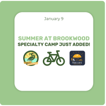 Summer at Brookwood Specialty Camp Added! Summer at Brookwood Specialty Camp Added!