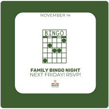 Family Bingo Night: A Fan Favorite! Family Bingo Night: A Fan Favorite!