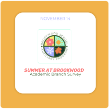 Summer at Brookwood Academic Branch Survey