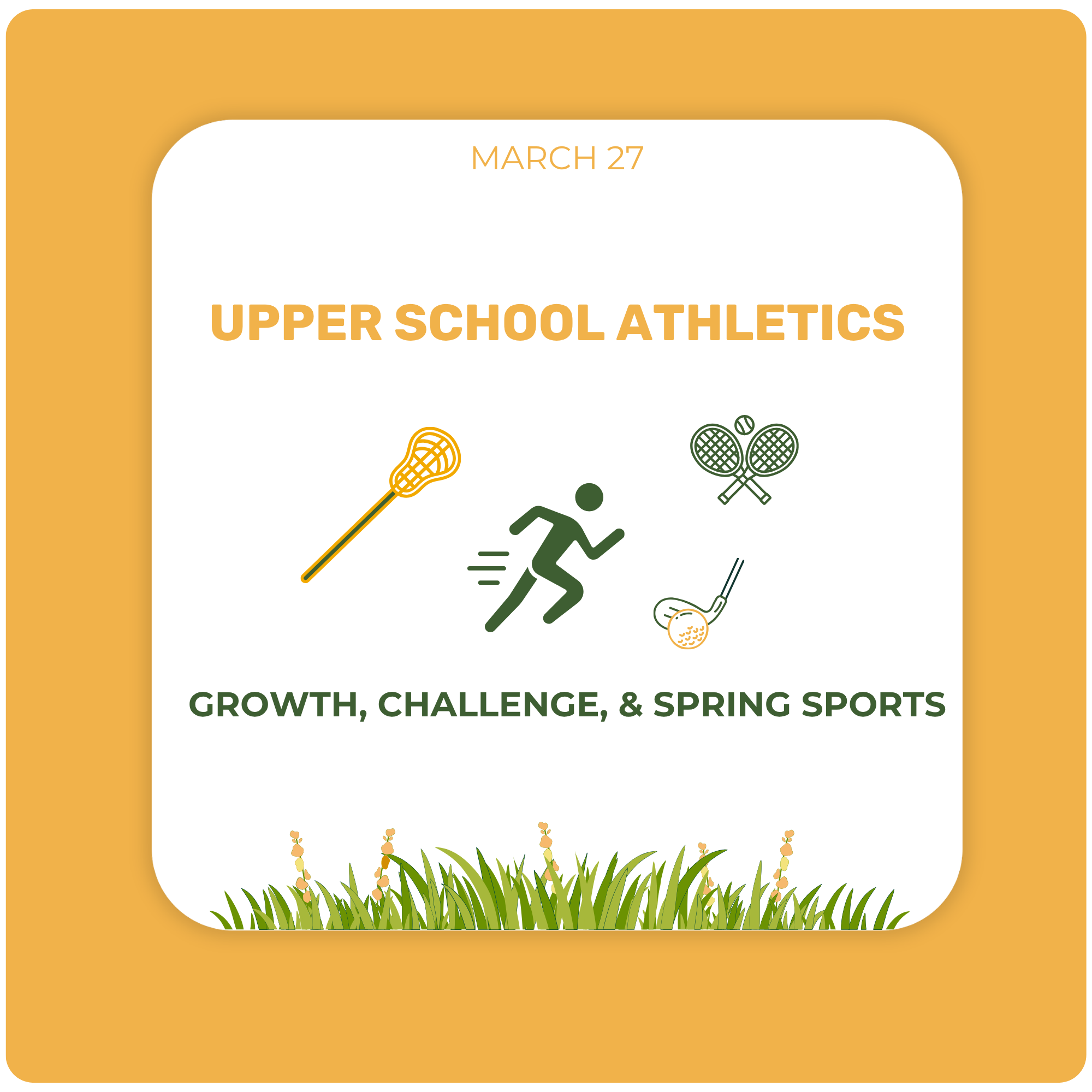 Growth, Challenge, and Spring Sports Growth, Challenge, and Spring Sports
